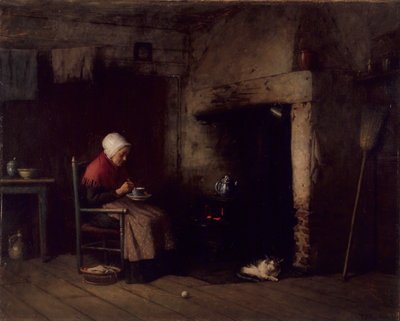 Gezelschap bij de haard, 1889 door Platt Powell Ryder